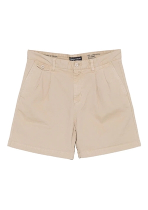 Marc O'Polo pleated-details shorts - Neutrals
