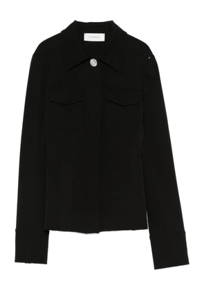Sportmax point-collar jacket - Black