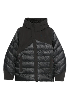 Klättermusen Rå hooded quilted jacket - Black