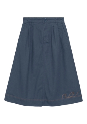 SPORT b. by agnès b. dino-embroidered skirt - Blue