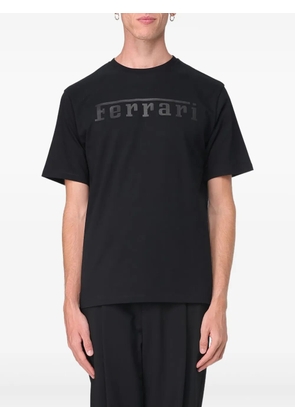Ferrari logo-print T-shirt - Black