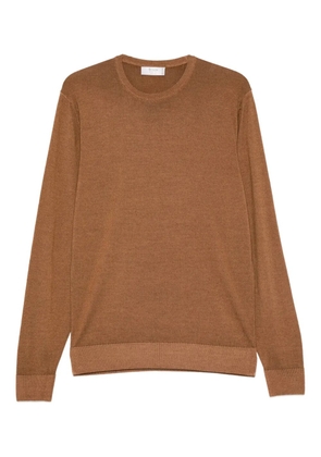 Ferrante crew-neck top - Brown