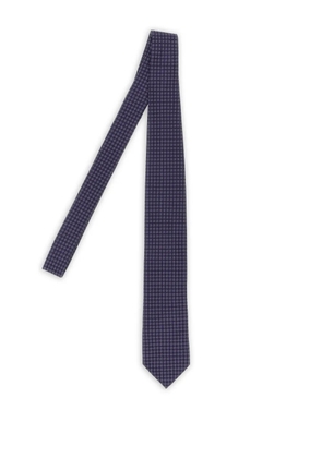 Pal Zileri patterned-jacquard tie - Purple