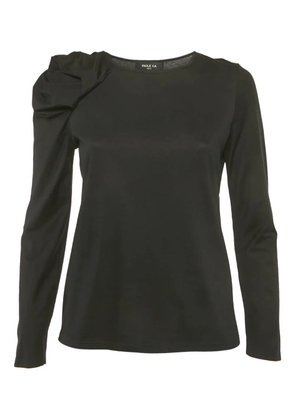 Paule Ka ruched-sleeve top - Black