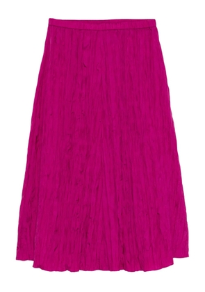 Eileen Fisher silk pleated skirt - Purple