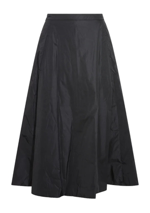 Add panelled midi skirt - Black