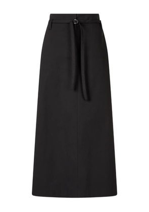 TOMBOY ripstop long skirt - Black