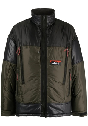 Junya Watanabe MAN high-neck padded jacket - Green