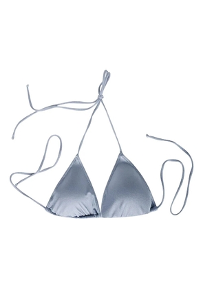 MC2 Saint Barth Leah triangle bikini top - Blue