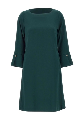 ELENA MIRO` bell-sleeve midi dress - Green