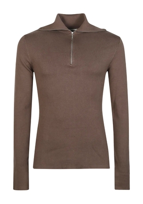 ENTIRE STUDIOS zip sweater - Brown