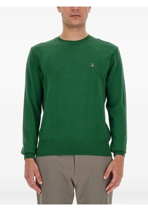 Vivienne Westwood Orb crew-neck sweater - Green