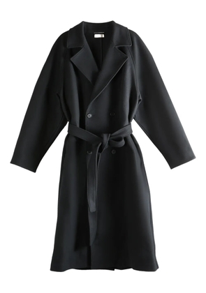 The Row double-breasted belted trench coat - Black