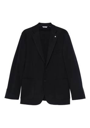 Manuel Ritz notched-lapel single-breasted blazer - Black