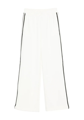 TWINSET side-stripe pants - White