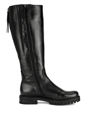 GABOR leather boots - Black