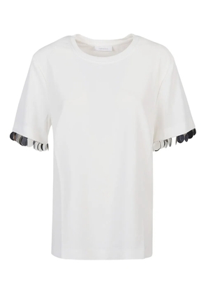 Rabanne sequin-embellished t-shirt - White