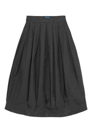 SPORT b. by agnès b. pleated cotton skirt - Grey