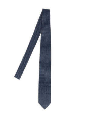 Pal Zileri patterned jacquard tie - Blue