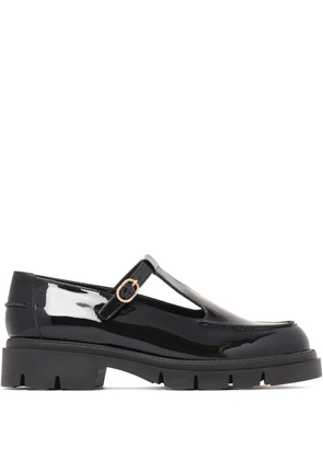 amato daniele leather ballet flats - Black