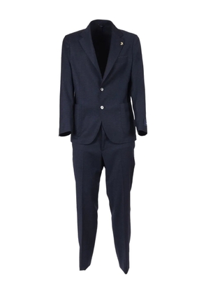 Tombolini notched-lapel single-breasted suit - Blue