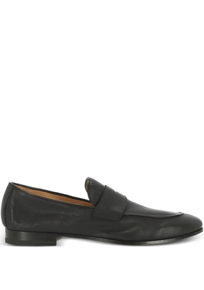 Ortigni leather penny loafers - Black