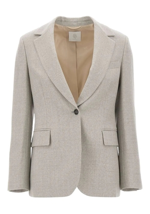 Eleventy single-breasted blazer - Grey