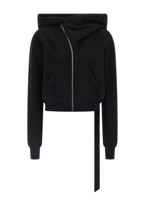 Rick Owens DRKSHDW Mountiain high-neck zip-front hoodie - Black