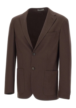 Corneliani two-button patch-pocket blazer - Brown