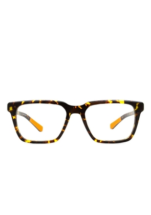 Shinola Flexon rectangle-frame glasses - Brown