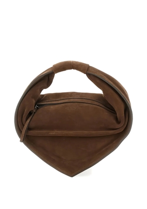 FEDERICO CINA suede tote bag - Brown