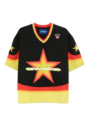 Awake NY star-print T-shirt - Black
