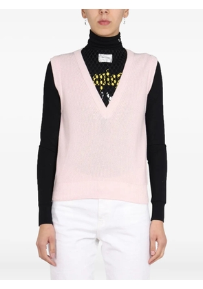 Raf Simons V-neck vest - Pink