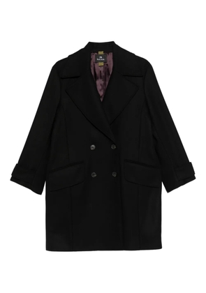 Paul Smith double-breasted pocket coat - Black