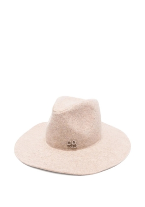 Ruslan Baginskiy logo-plaque fedora hat - Neutrals