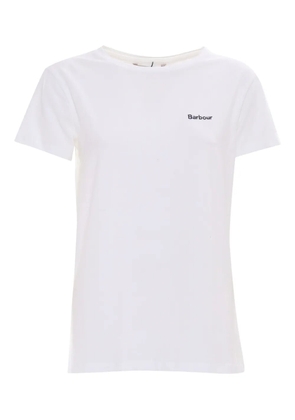 Barbour small-logo crew-neck T-shirt - White