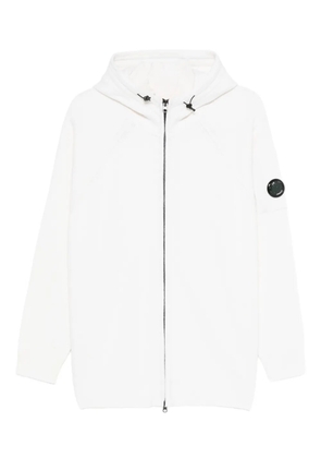 C.P. Company zip-front hooded jacket - White