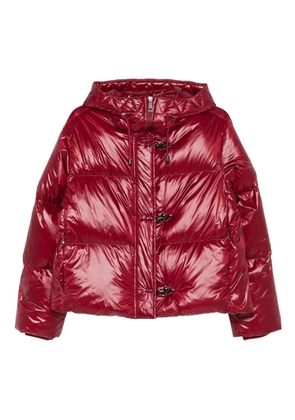 Fay hooded puffer jacket - Red