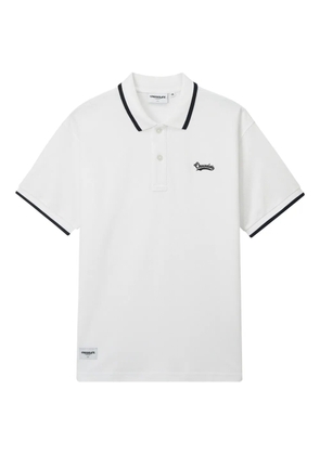 CHOCOOLATE logo-embroidered polo shirt - White