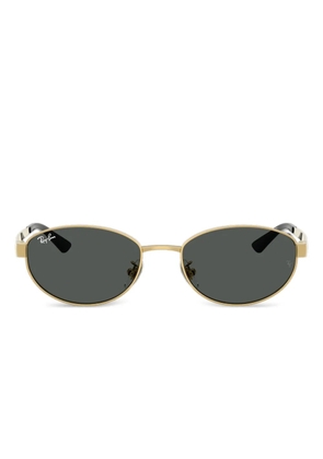 Ray-Ban oval-frame sunglasses - Gold