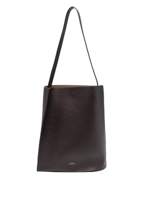 Studio Nicholson leather shoulder bag - Brown