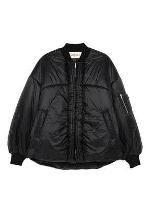 MORDECAI zip-fastening puffer jacket - Black