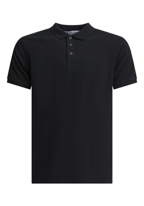 ALTUM short-sleeve buttoned polo shirt - Black
