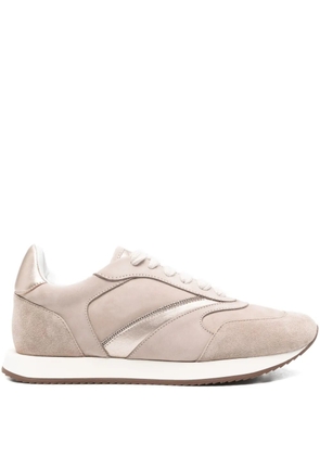 Peserico metallic-panel low-top sneakers - Neutrals