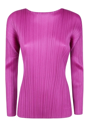 Pleats Please Issey Miyake Monthly Colors: September top - Pink