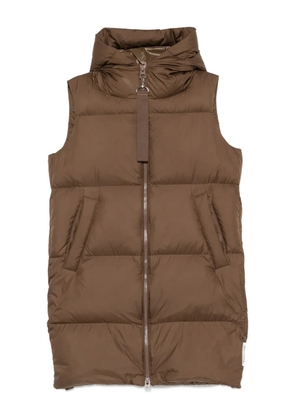 Marc O'Polo hooded quilted vest - Brown