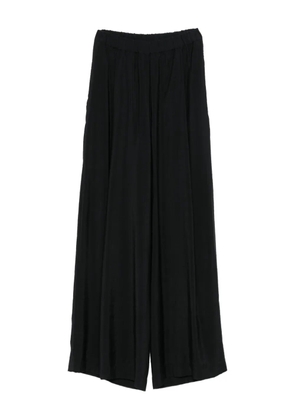 Gentry Portofino pleated elastic-waist trousers - Black