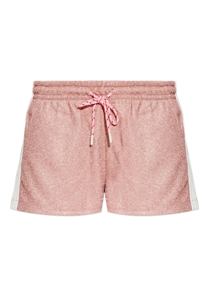 The Upside drawstring side-stripe shorts - Pink