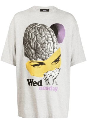 Undercover graphic-print cotton T-shirt - Grey