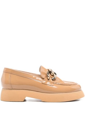 Hogl Stacy chain-detail loafers - Neutrals